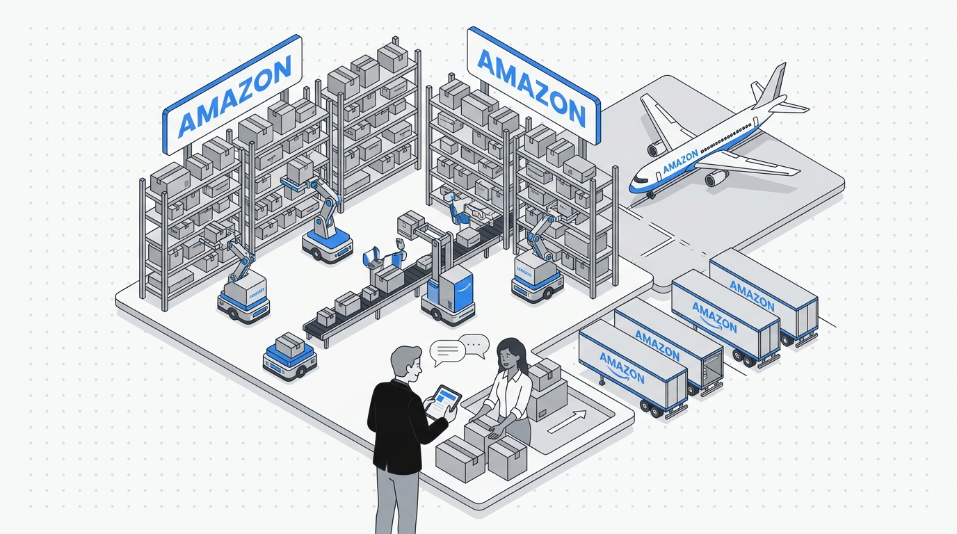 Amazon Supply Chain - Amazon Supply Chain se abre: 100 aviones y 80.000 remolques